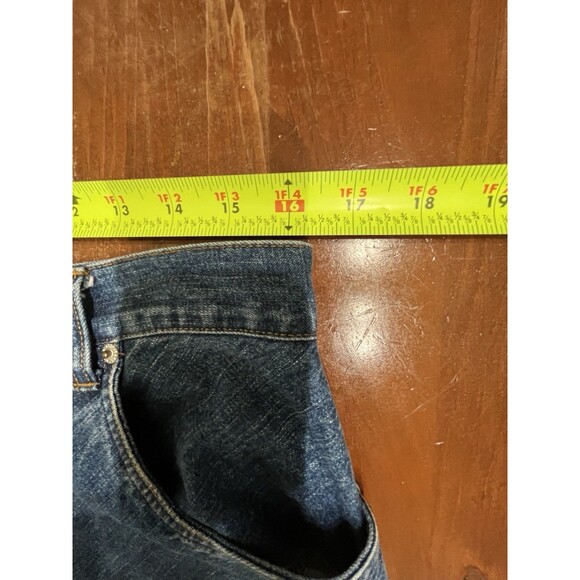 BILL BLASS VTG Jean Skirt 12P Denim Maxi Front/Back Slit Raw Hem Cowgirl Grunge - Picture 13 of 16